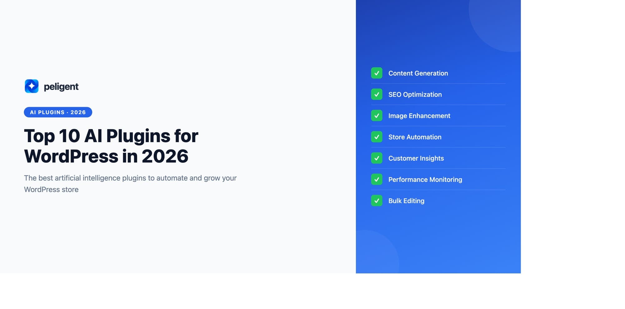Top 10 AI Plugins for WordPress in 2026 | Best Picks