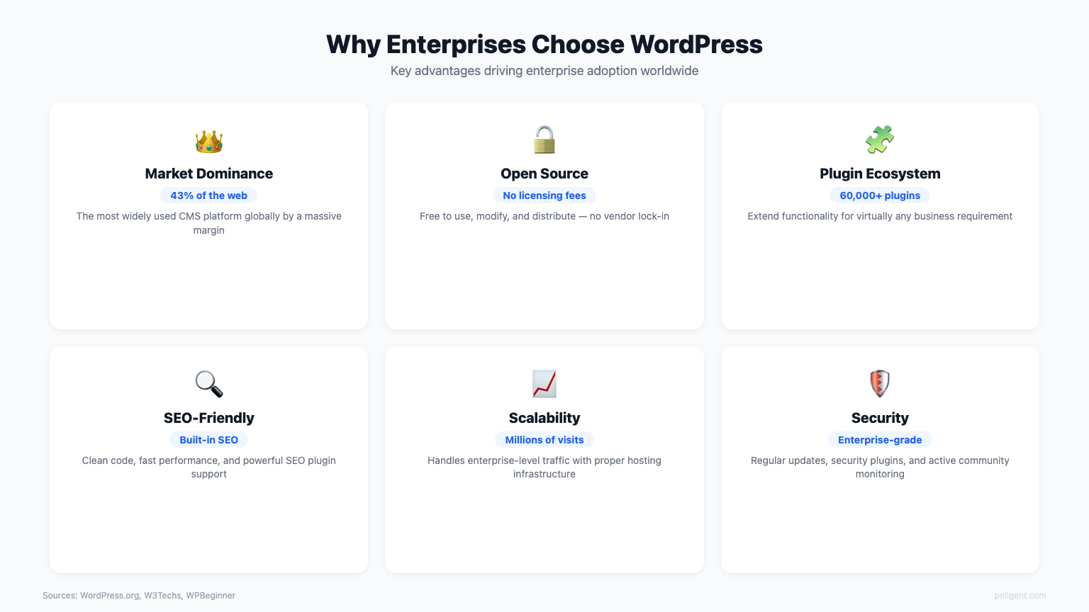 Why Enterprises Choose WordPress